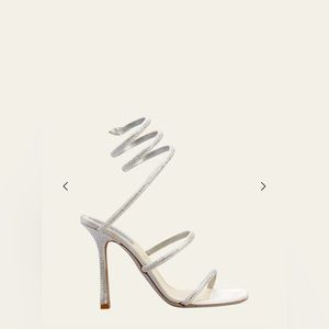 Rene Caovilla Cleo strappy crystal sandal. Size 7.5. WORN ONCE!